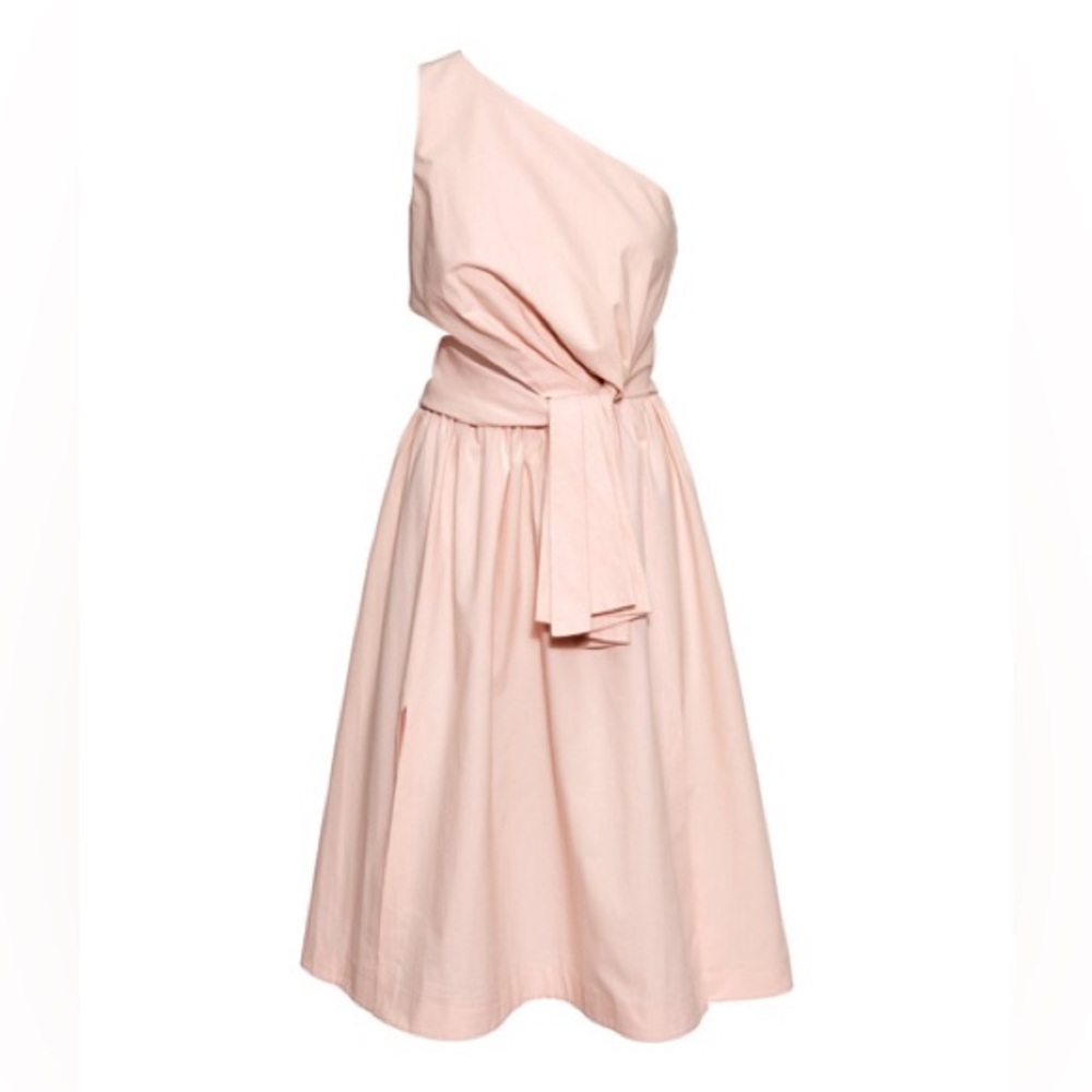 H&M One Shoulder Pink Dress, size 2